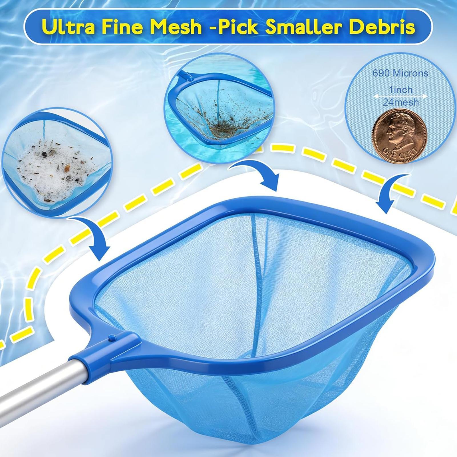 Pool Skimmer Net - Rete skimmer per piscina, strumento a