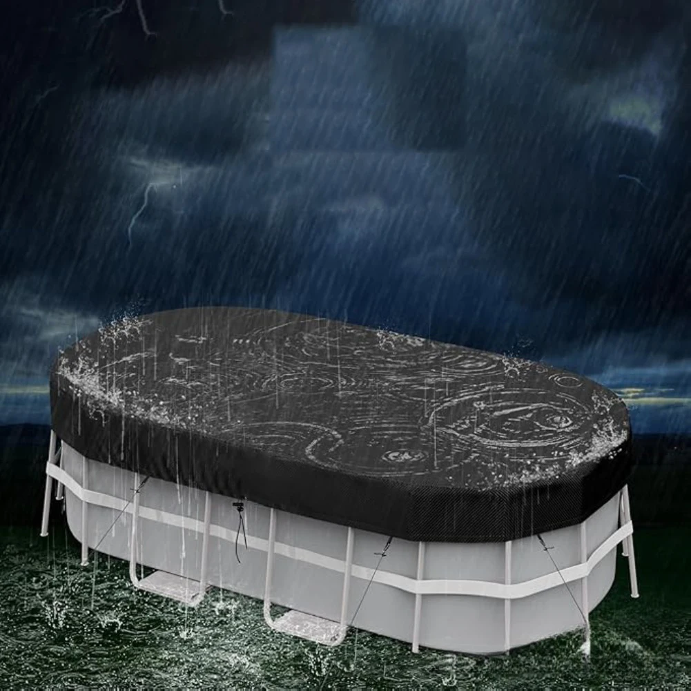 Pool Cover Waterproof - Copertura per piscina ovale solare Copertura