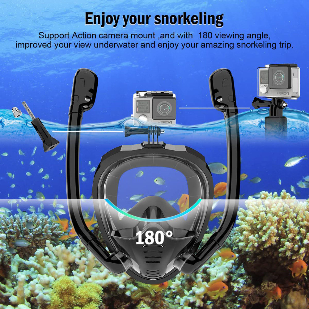 Maschera da snorkeling a pieno - Snorkel Mask Full Face recensione e prezzo