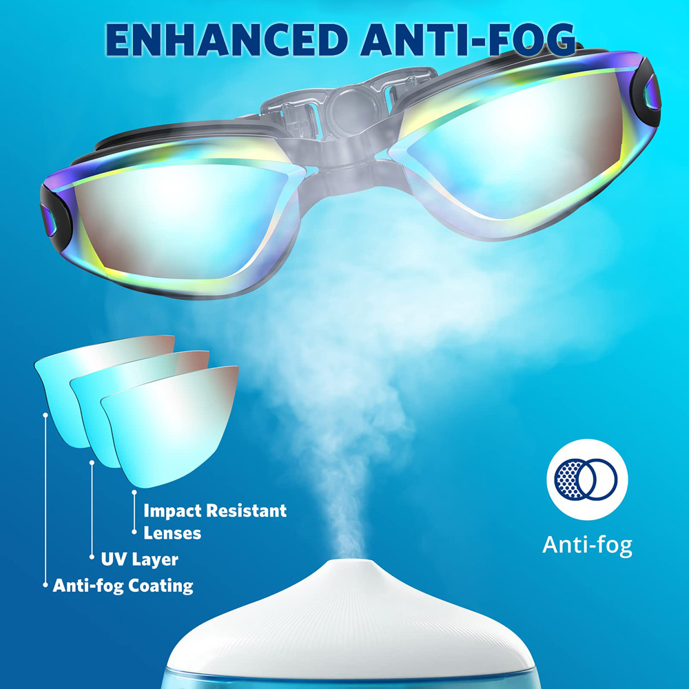 Occhialini da nuoto Occhiali d - Swim Goggles Anti Fog Uv recensione e prezzo