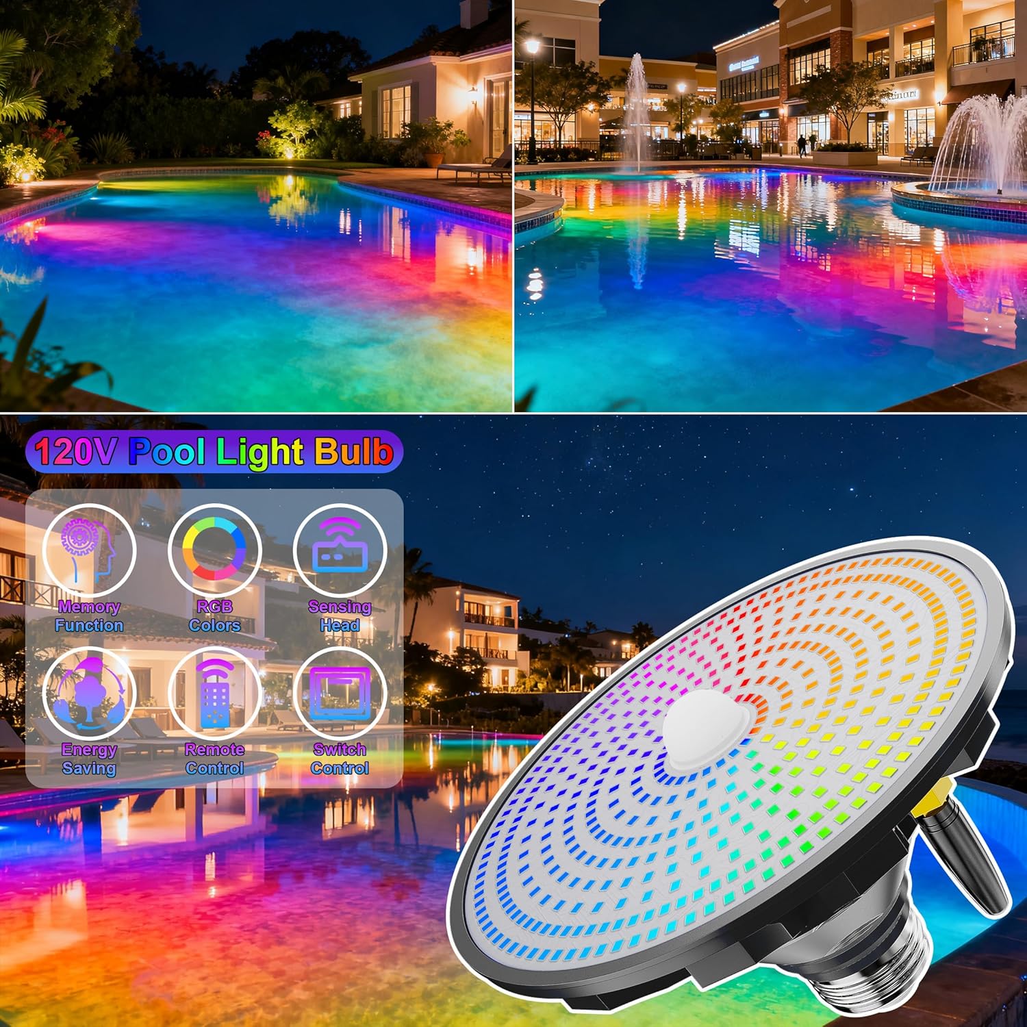 Luci solari per piscina multic - Pool Light Solar Rechargeable recensione e prezzo