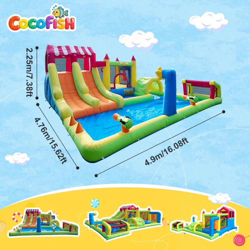Cocofish Parco Acquatico Estiv - Water Slide Inflatable recensione e prezzo