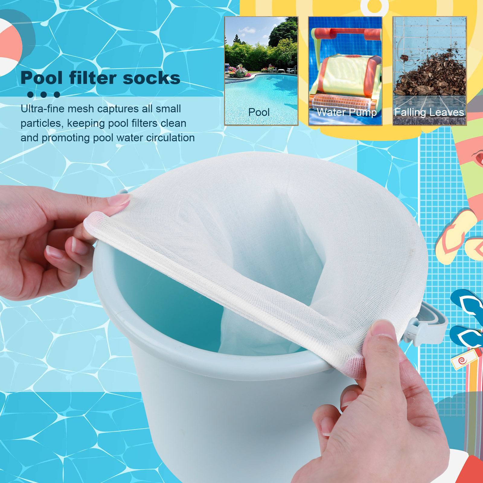 100-5PCS Piscina Skimmer Calzi - Pool Skimmer Net recensione e prezzo