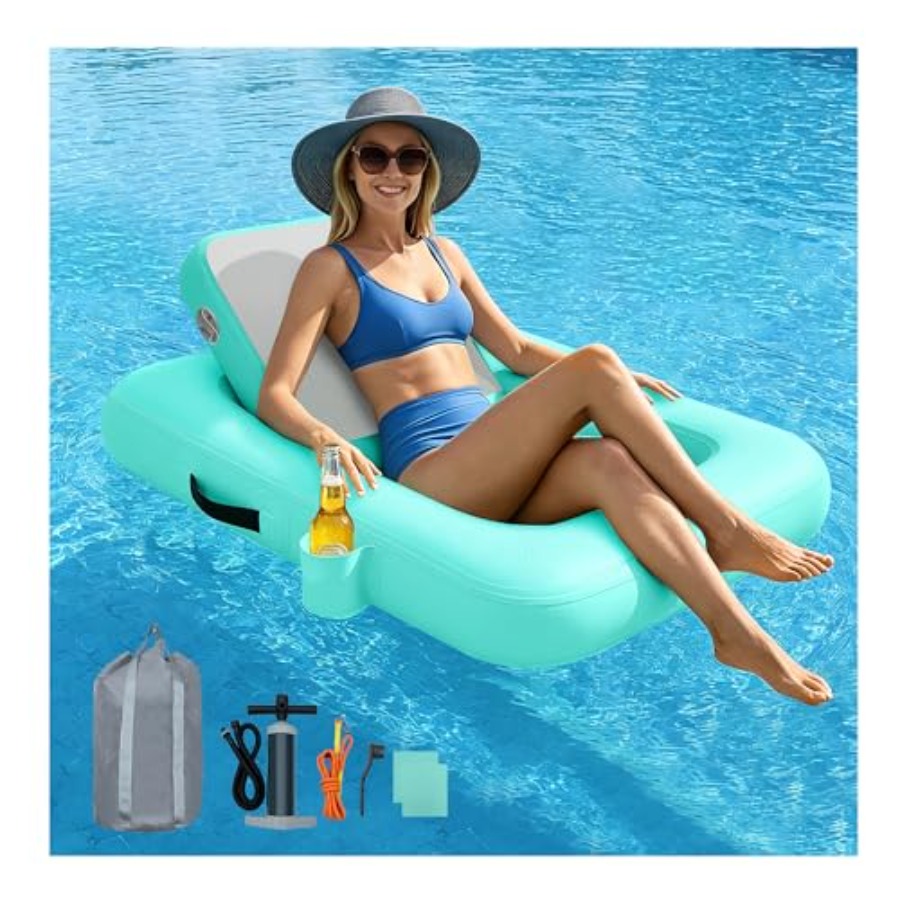 Sedie Galleggianti con Schiena - Pool Lounger Inflatable recensione e prezzo