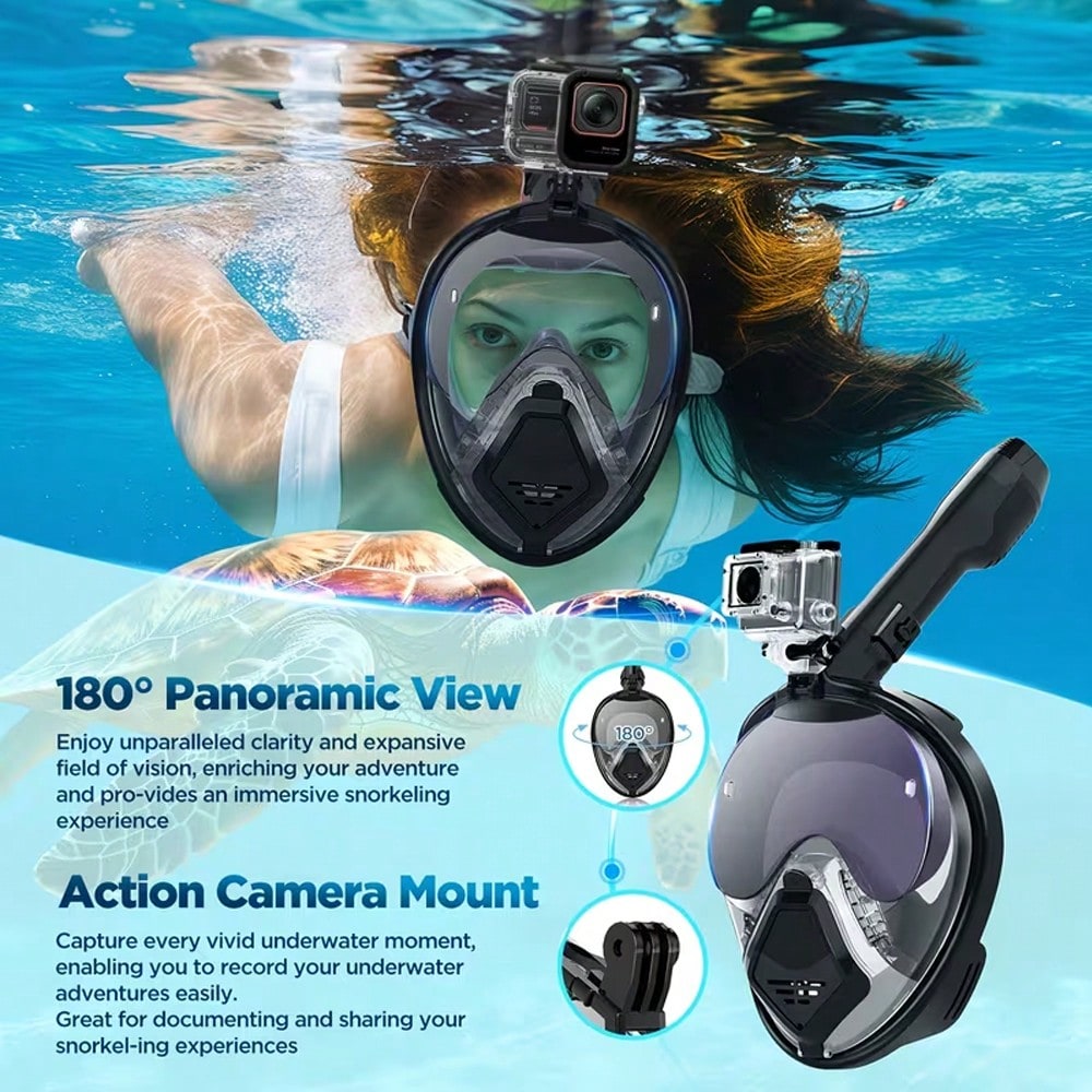 Maschera Subacquea Integrale D - Snorkel Mask Full Face recensione e prezzo