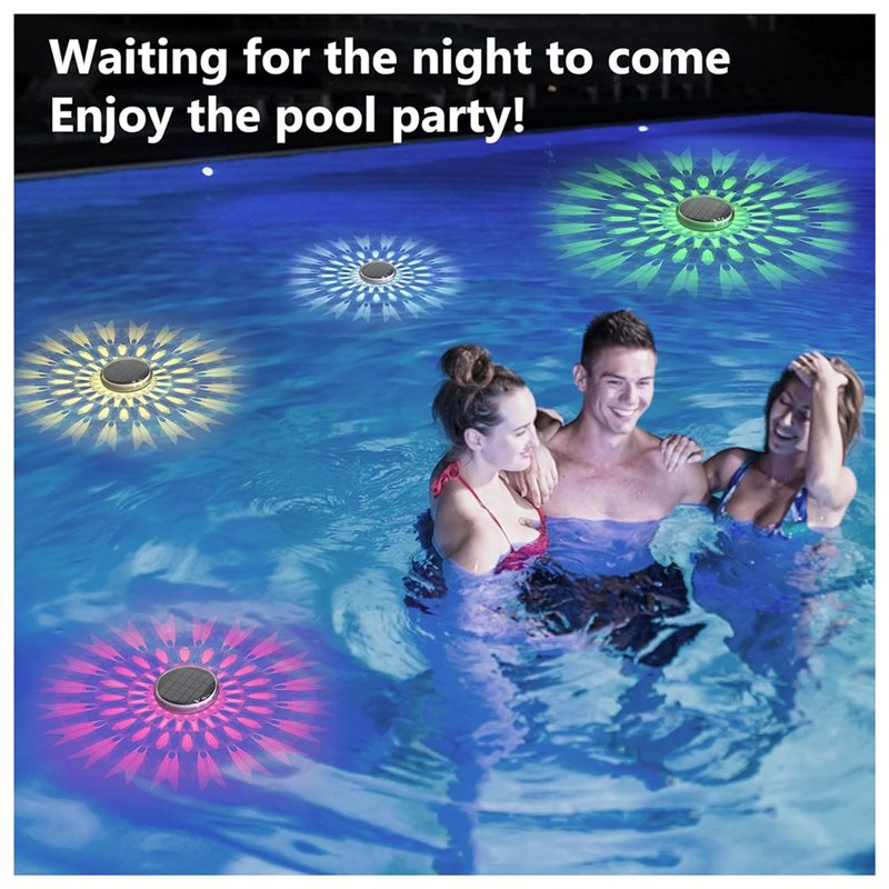 AT19: luci galleggianti a ener - Pool Light Solar Rechargeable recensione e prezzo