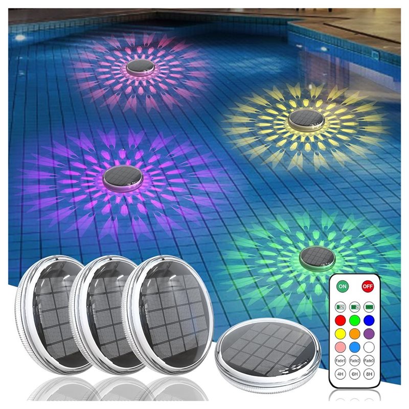 AT19: luci galleggianti a ener - Pool Light Solar Rechargeable recensione e prezzo