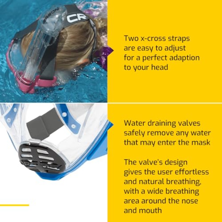 Kit snorkeling junior per bamb - Snorkel Mask Full Face recensione e prezzo
