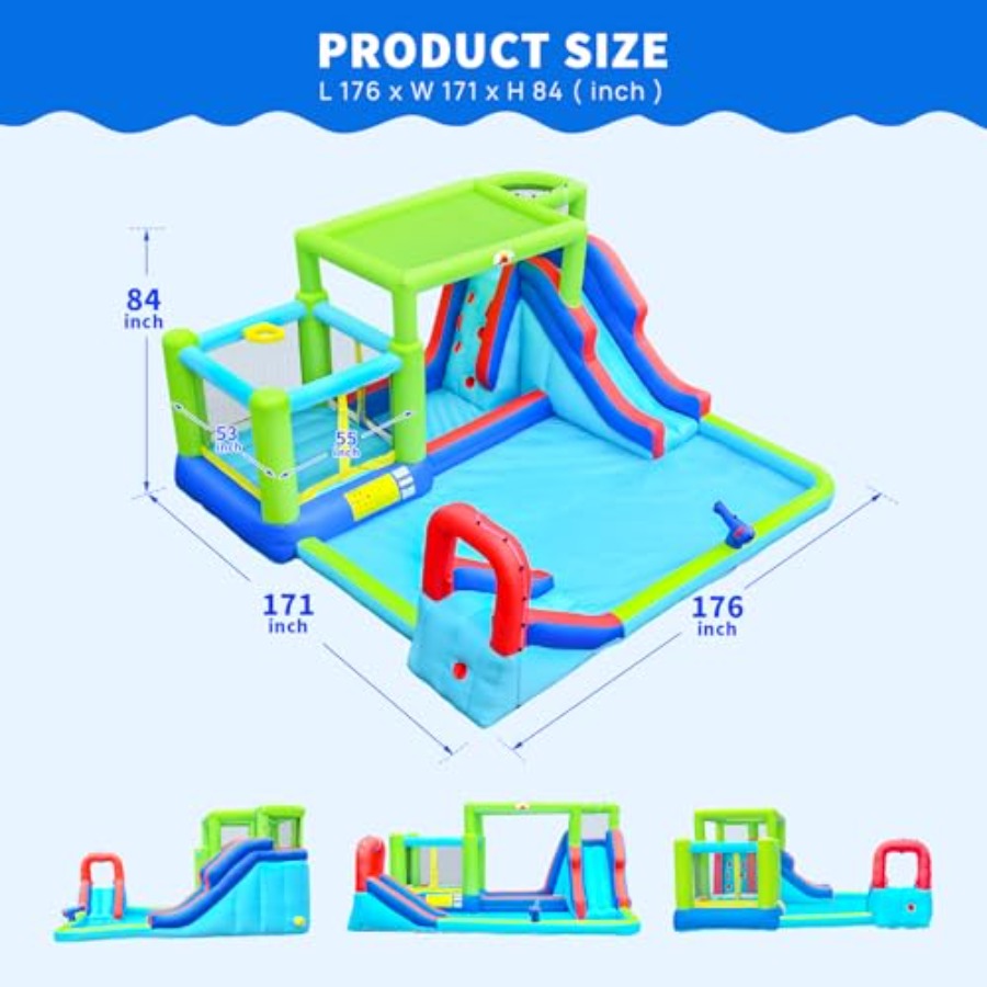 Scivolo d'Acqua Gonfiabile per - Water Slide Inflatable recensione e prezzo